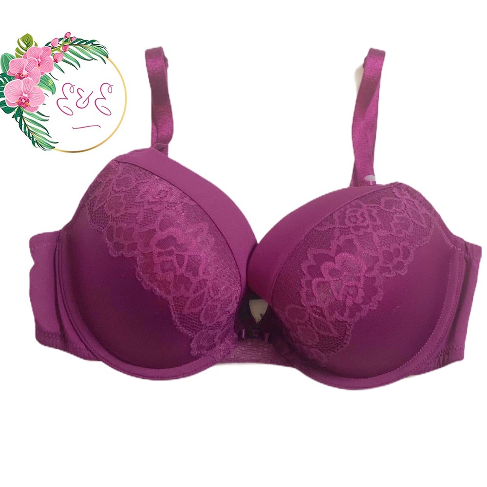 MAIDENFORM Purple Laced Push Up Bra Size 36C